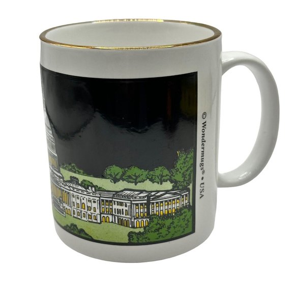 Fireworks USA Capitol Washington DC Mug 4th of July Heat Activated Wondermugs - Picture 4 of 15